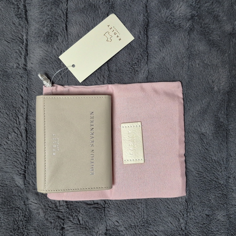 Radley London Once Upon The Thames Leather Fold Over Wallet New With Tags - Picture 4 of 14